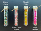 DnD 7 Polyhedral Dice Set in Potion Flask "Mystic Japan" Collection