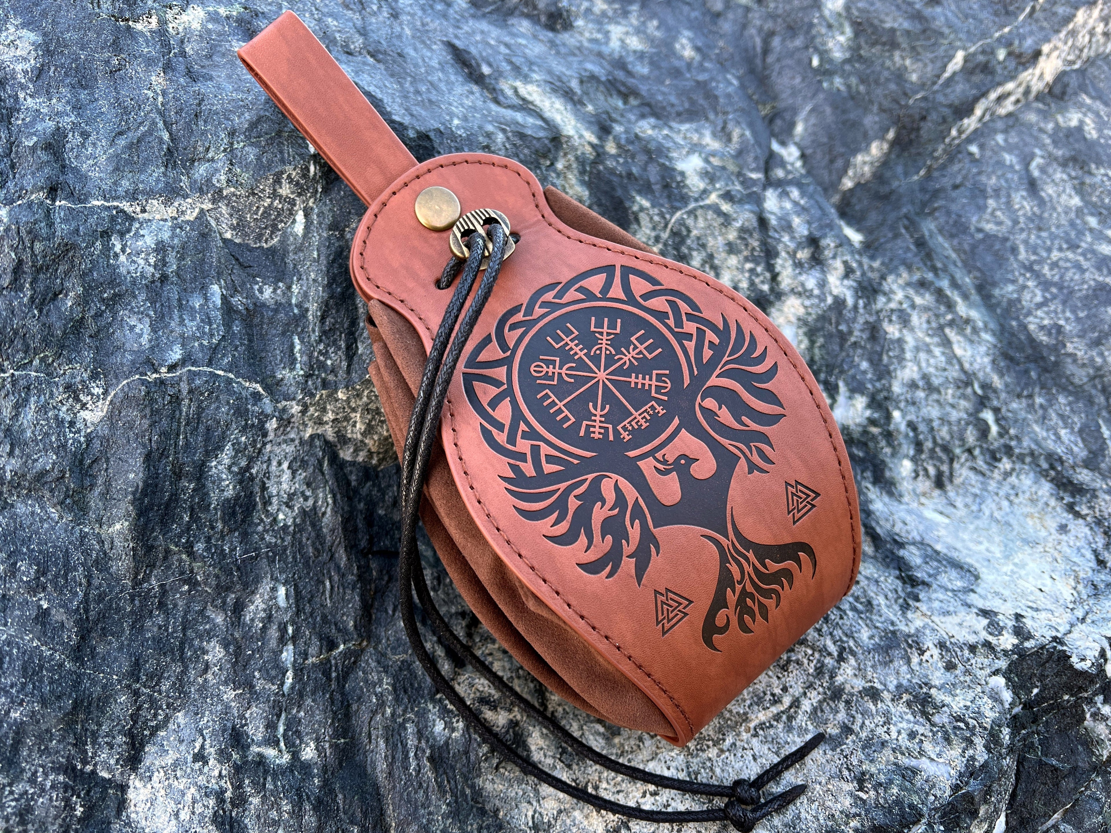 Phoenix Spirit Dice Pouch DnD Bag