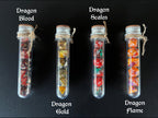 DnD 7 Dice Set in Potion Flask Dragon Collection