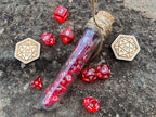 DnD 7 Polyhedral Dice Set in Potion Flask "Diablo" Collection