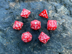 DnD 7 Dice Set in Potion Flask "Village of Dragons" Collection