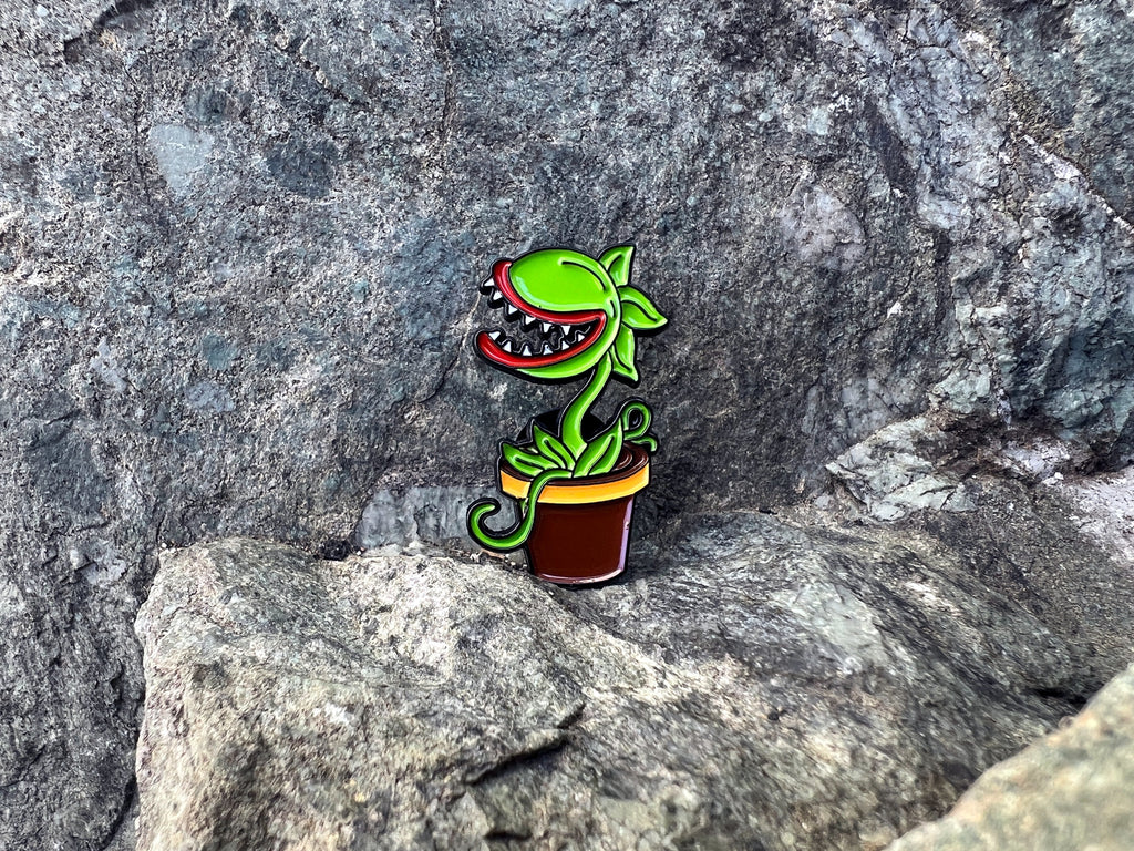 "Feed Me, DM!" Carnivorous Plant DnD Enamel Pin
