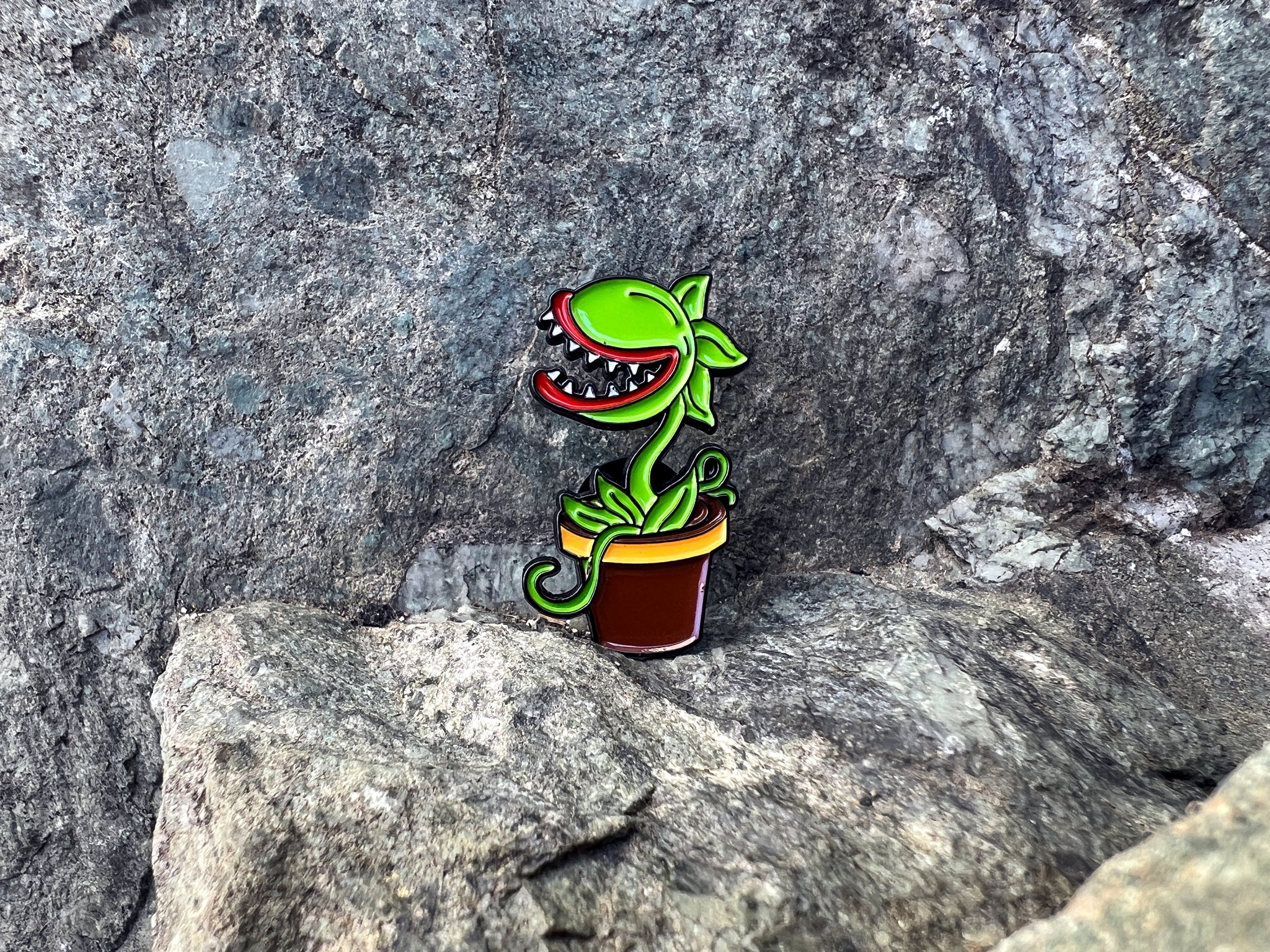 "Feed Me, DM!" Carnivorous Plant DnD Enamel Pin