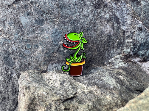 "Feed Me, DM!" Carnivorous Plant DnD Enamel Pin