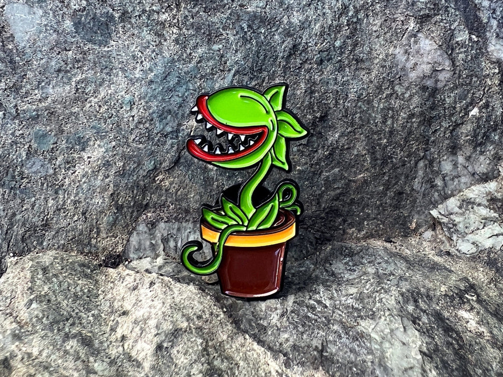 "Feed Me, DM!" Carnivorous Plant DnD Enamel Pin
