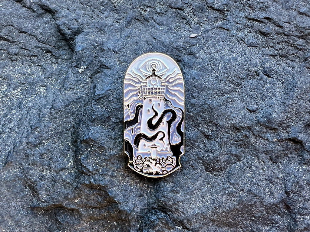 Kraken Lighthouse DnD Enamel Pin