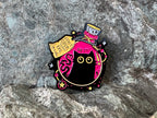 Black Cat Potion “Don't Open Evil Inside" DnD Enamel Pin