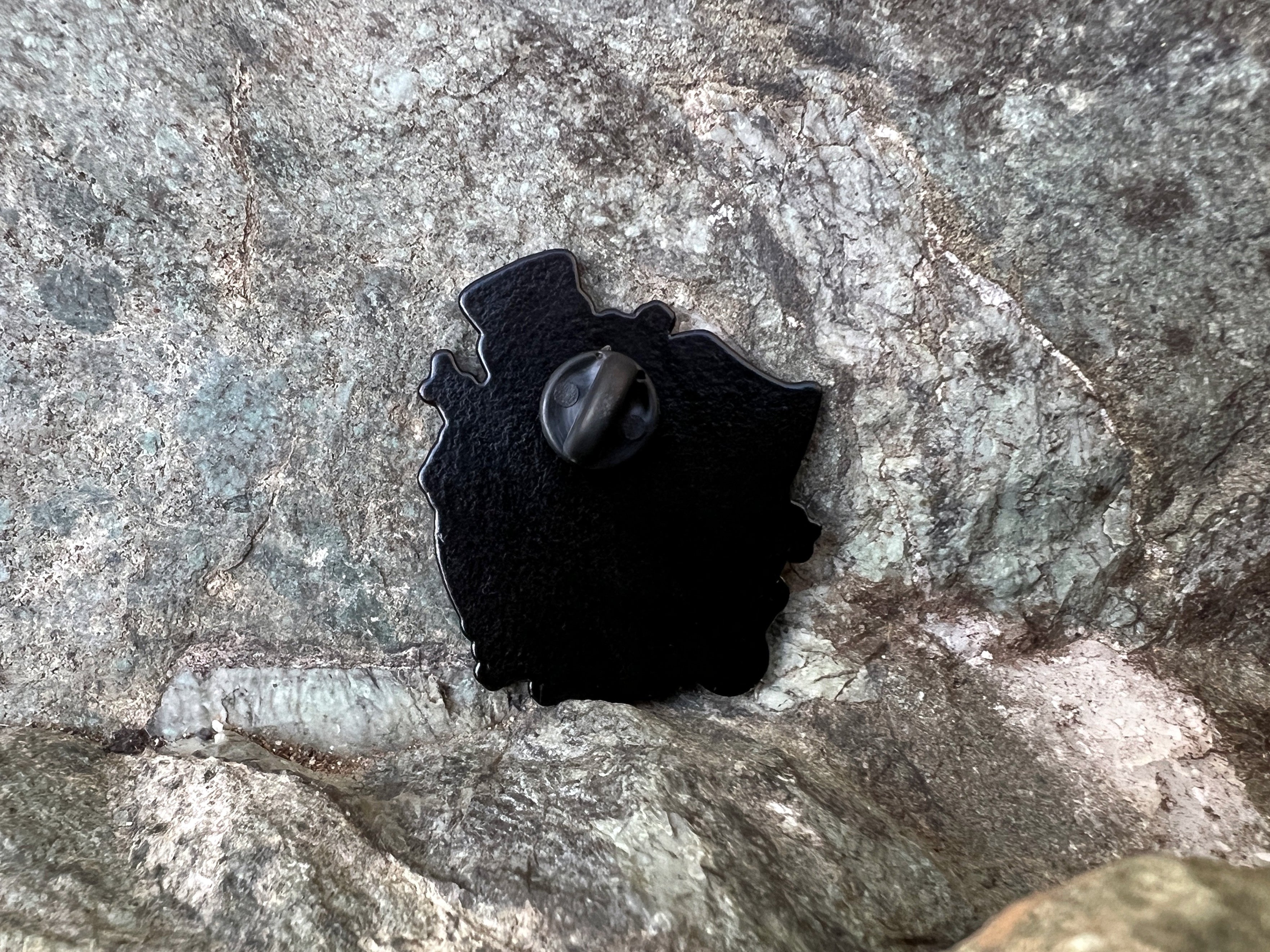 Black Cat Potion “Don't Open Evil Inside" DnD Enamel Pin