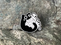 Roll for Chomp! Black Cat DnD Enamel Pin