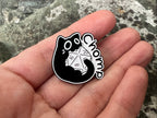Roll for Chomp! Black Cat DnD Enamel Pin