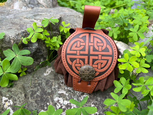 Celtic Shield Pouch DnD Dice Bag