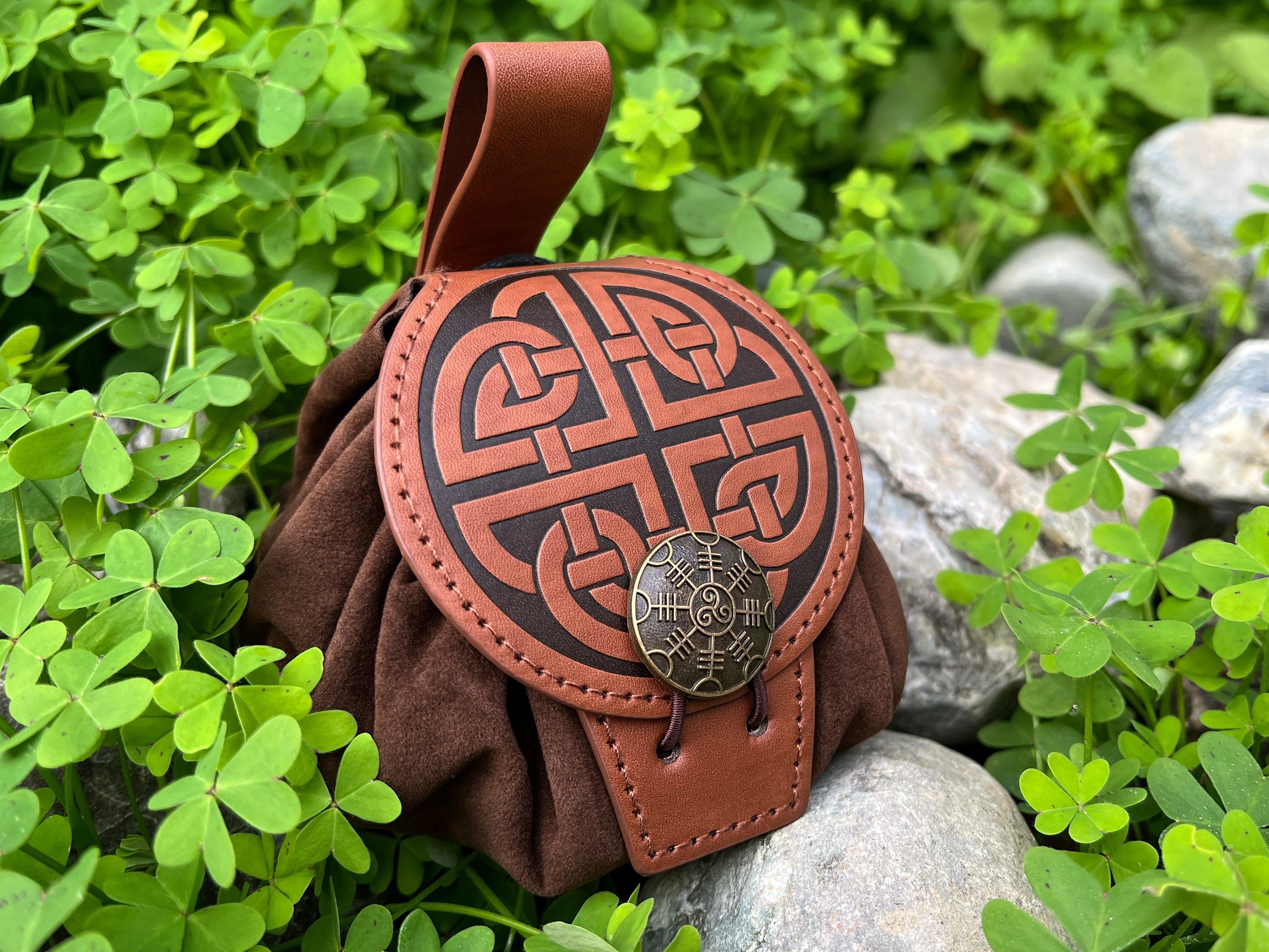 Celtic Shield Pouch DnD Dice Bag