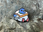 Pigeon in Bread DnD Enamel Pin