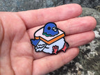 Pigeon in Bread DnD Enamel Pin
