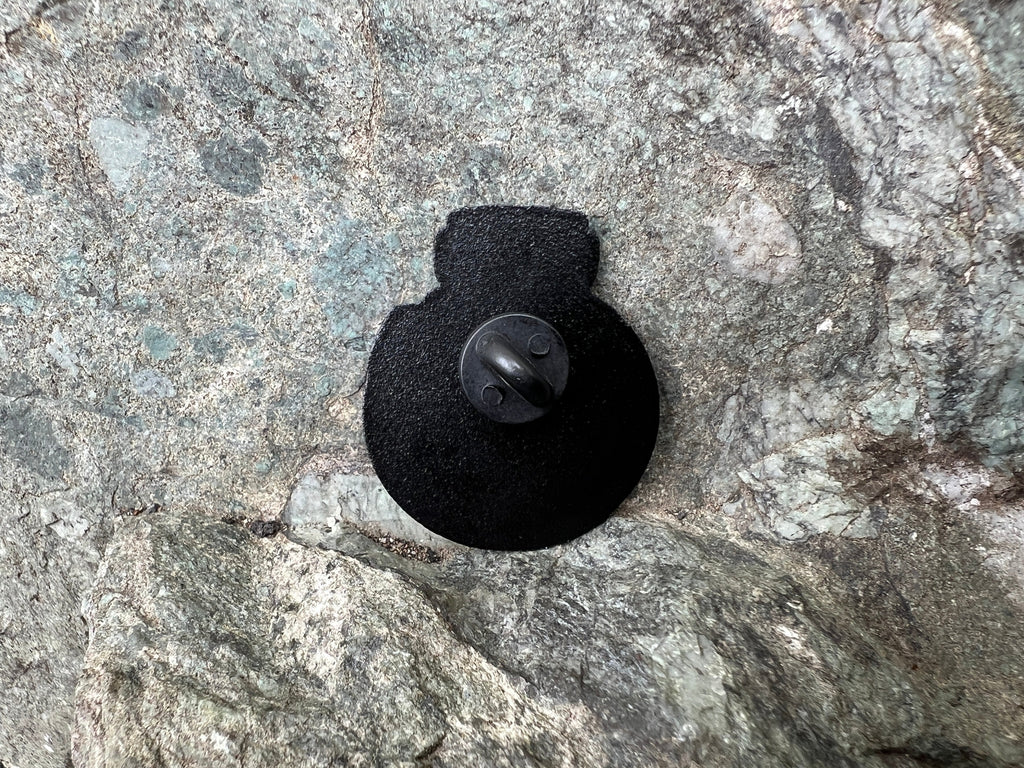 Mushroom Frog Flask DnD Enamel Pin