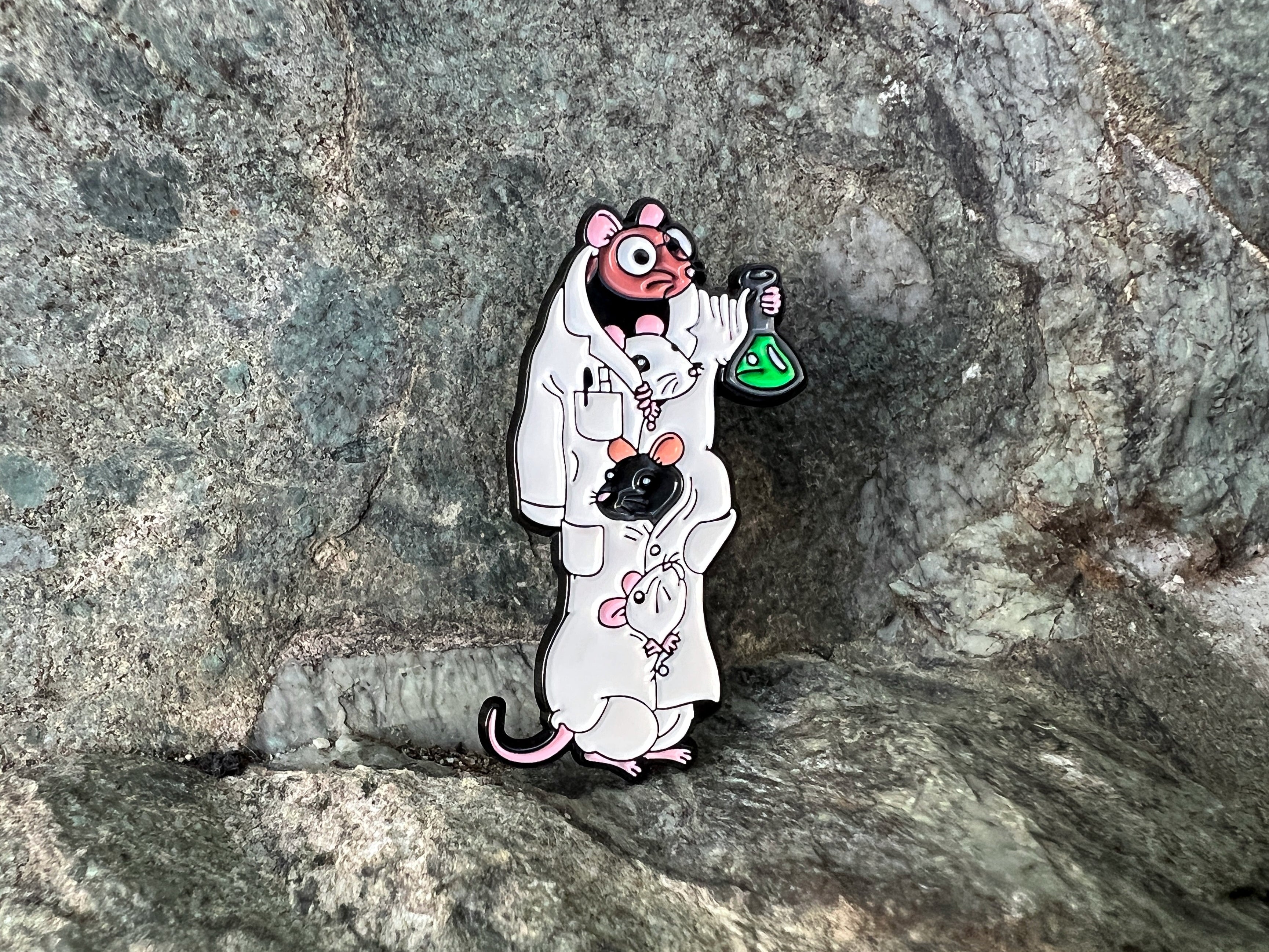 Lab Rats DnD Enamel Pin