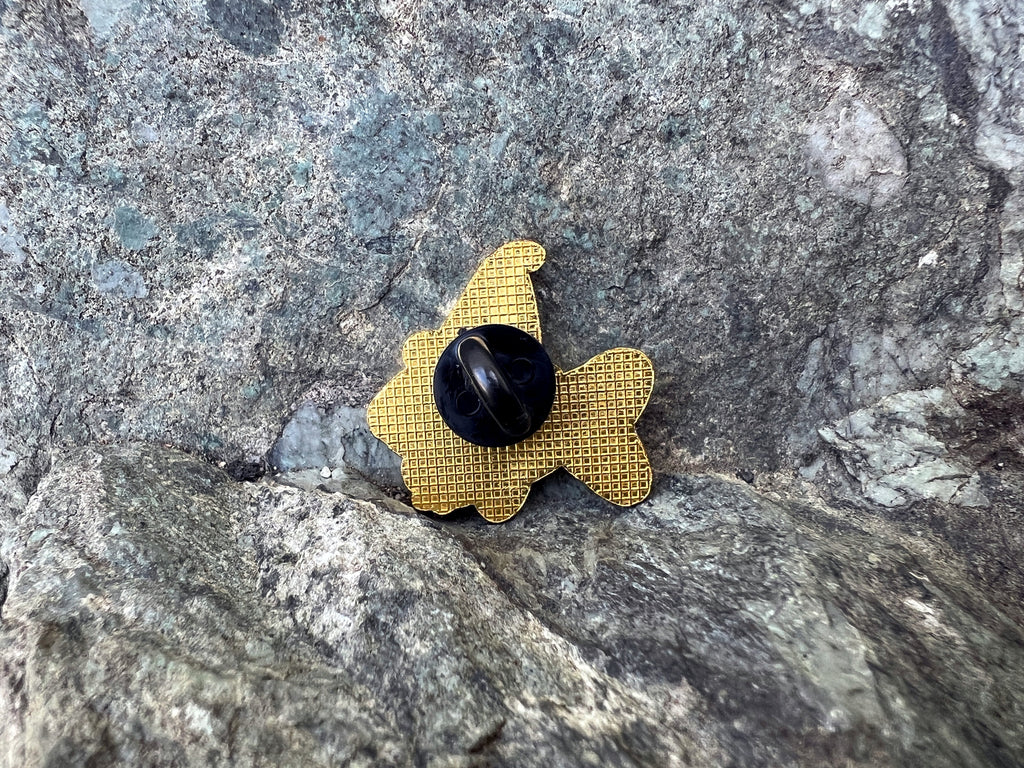 Wizard Goldfish "Fishard" DnD Enamel Pin