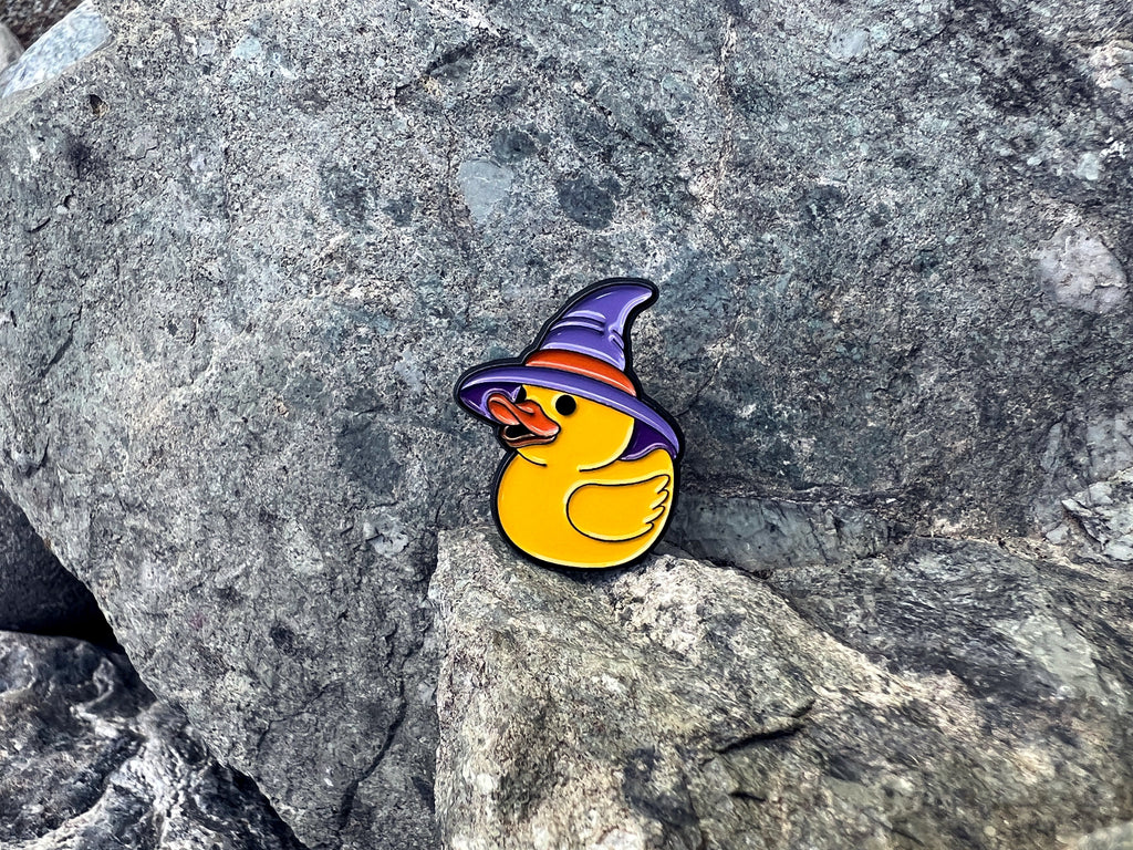 Wizard Duck DnD Enamel Pin