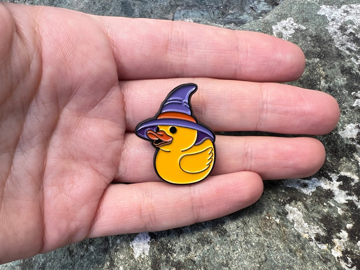 Wizard Duck DnD Enamel Pin