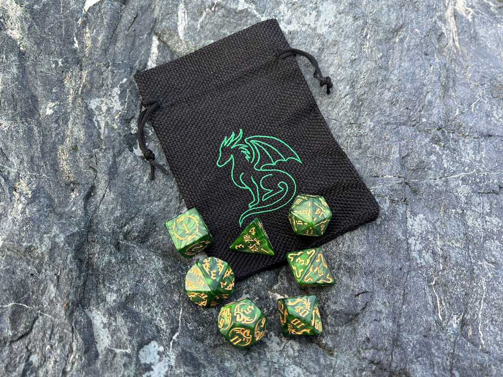 Dragon's Hoard DnD Dice Bag