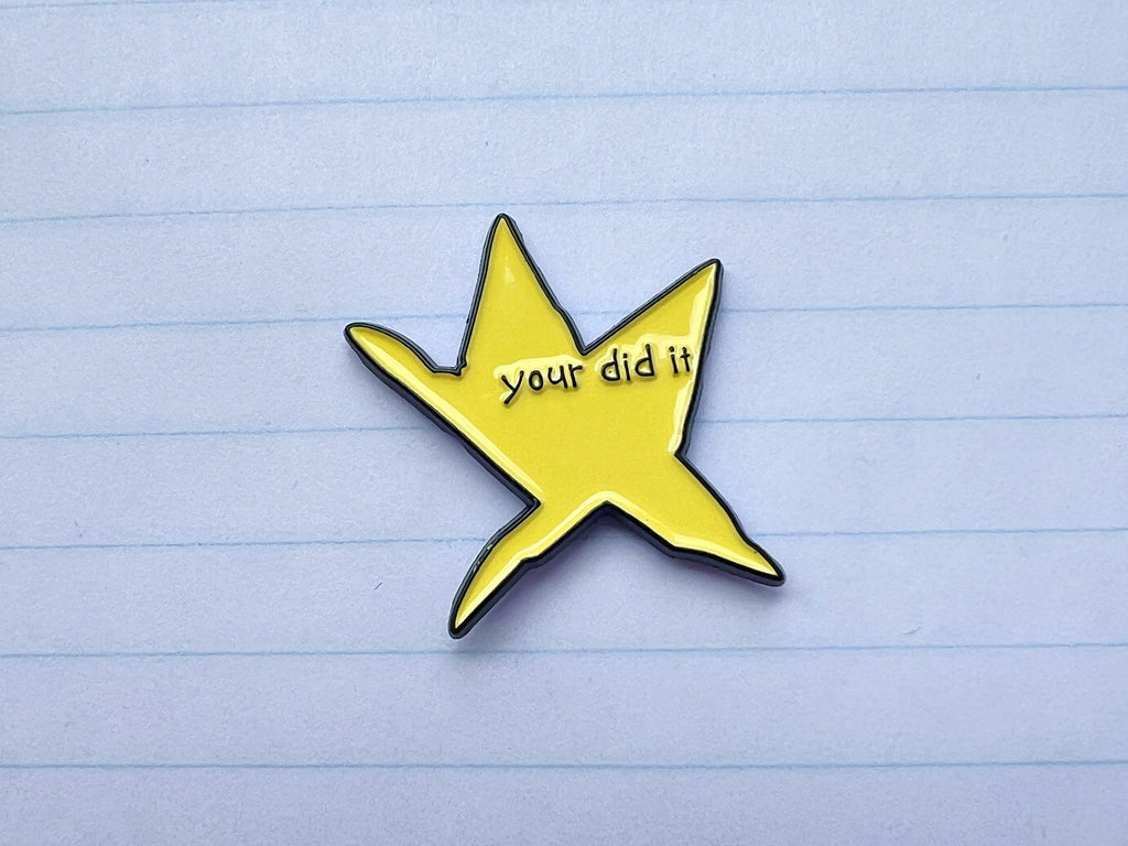 Your did it DnD Enamel Pin