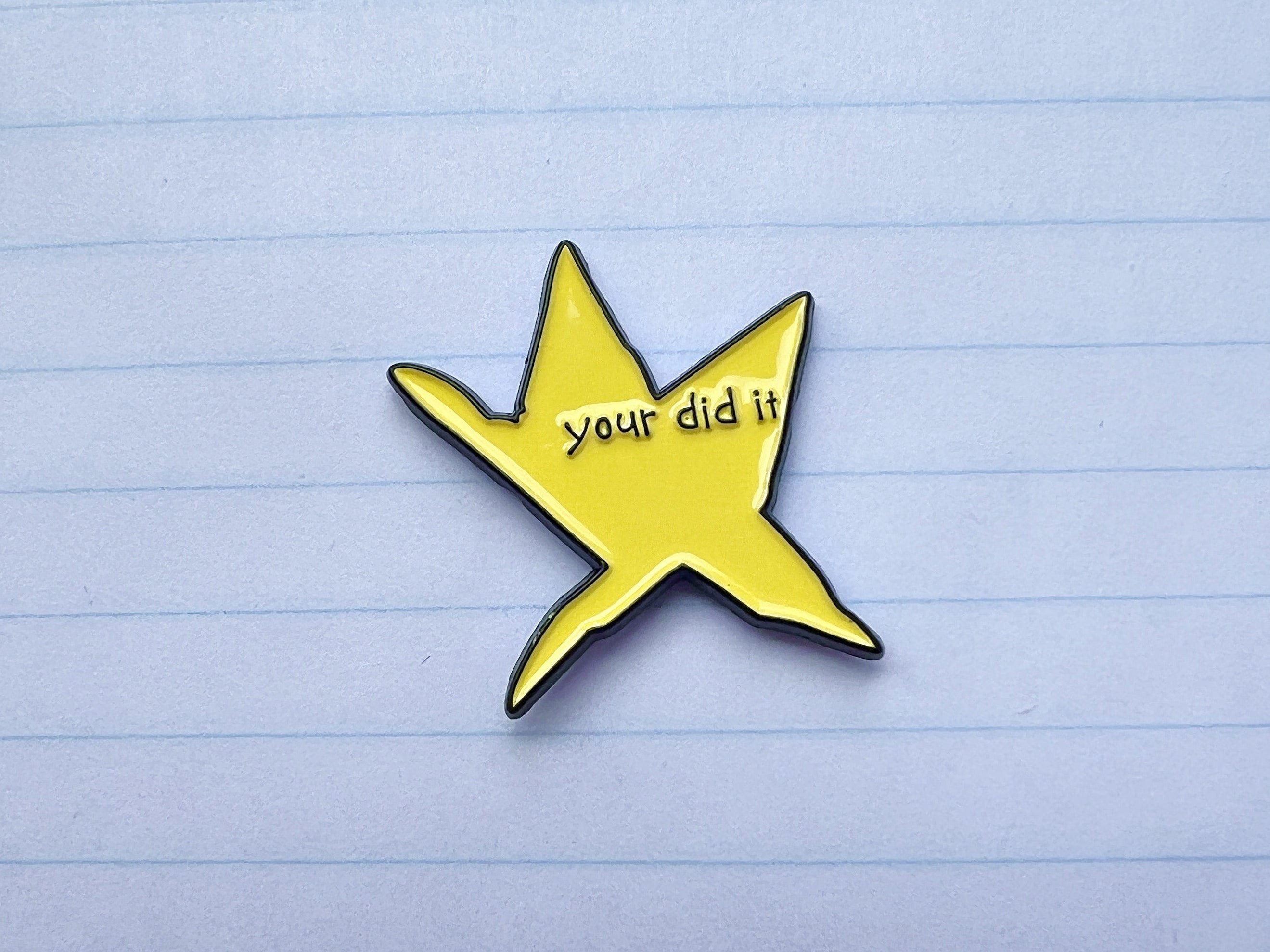 Your did it DnD Enamel Pin