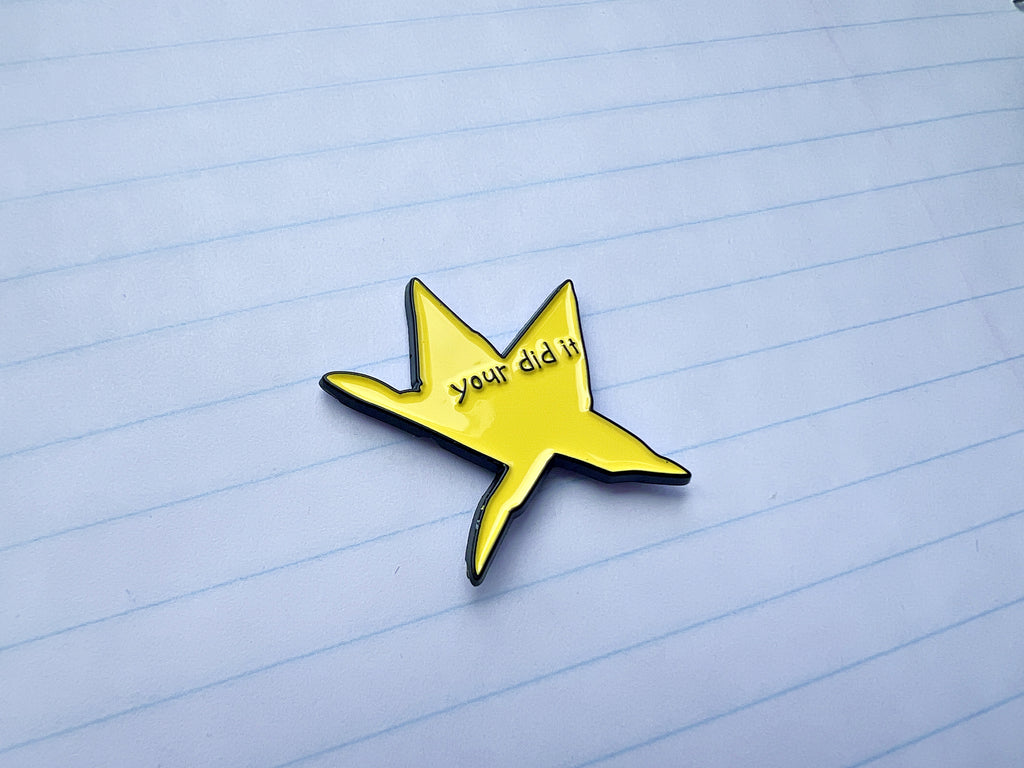 Your did it DnD Enamel Pin