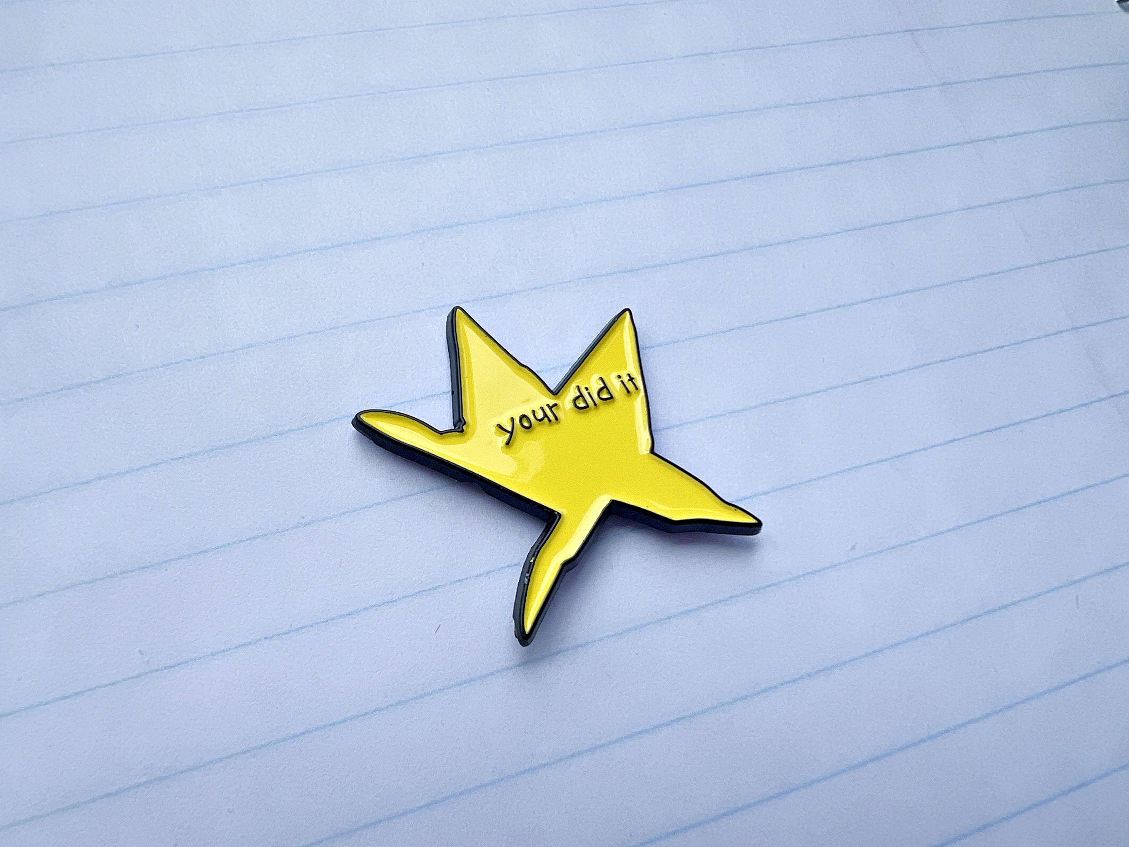 Your did it DnD Enamel Pin
