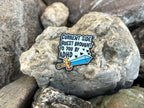 Current Side Quest Brought to You By ADHD DnD Enamel Pin