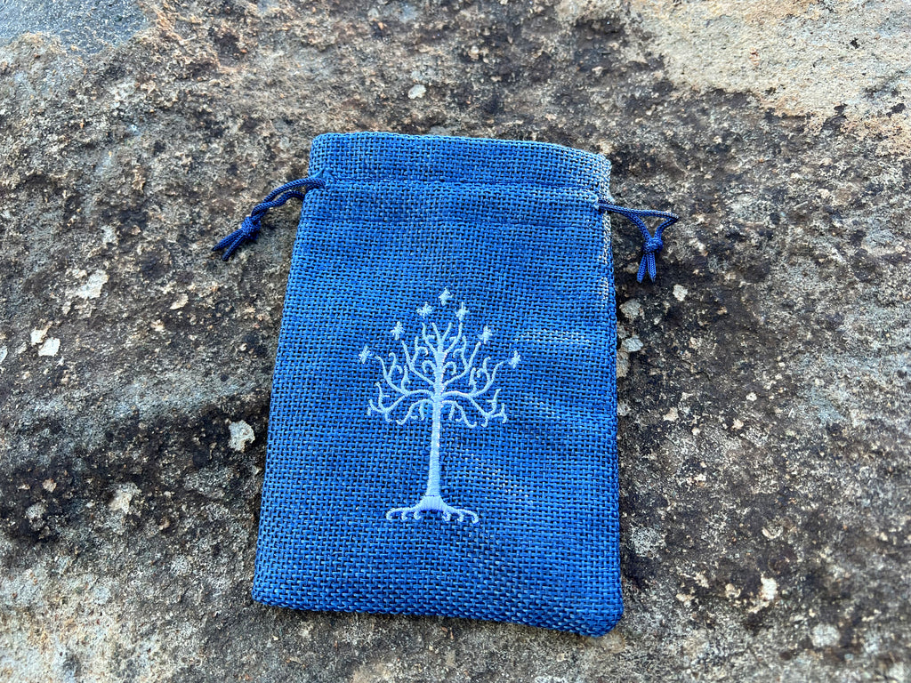 Tree of Gondor Embroidered DnD Dice Bag