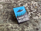 I Want to Believe Backpack Enamel Pin