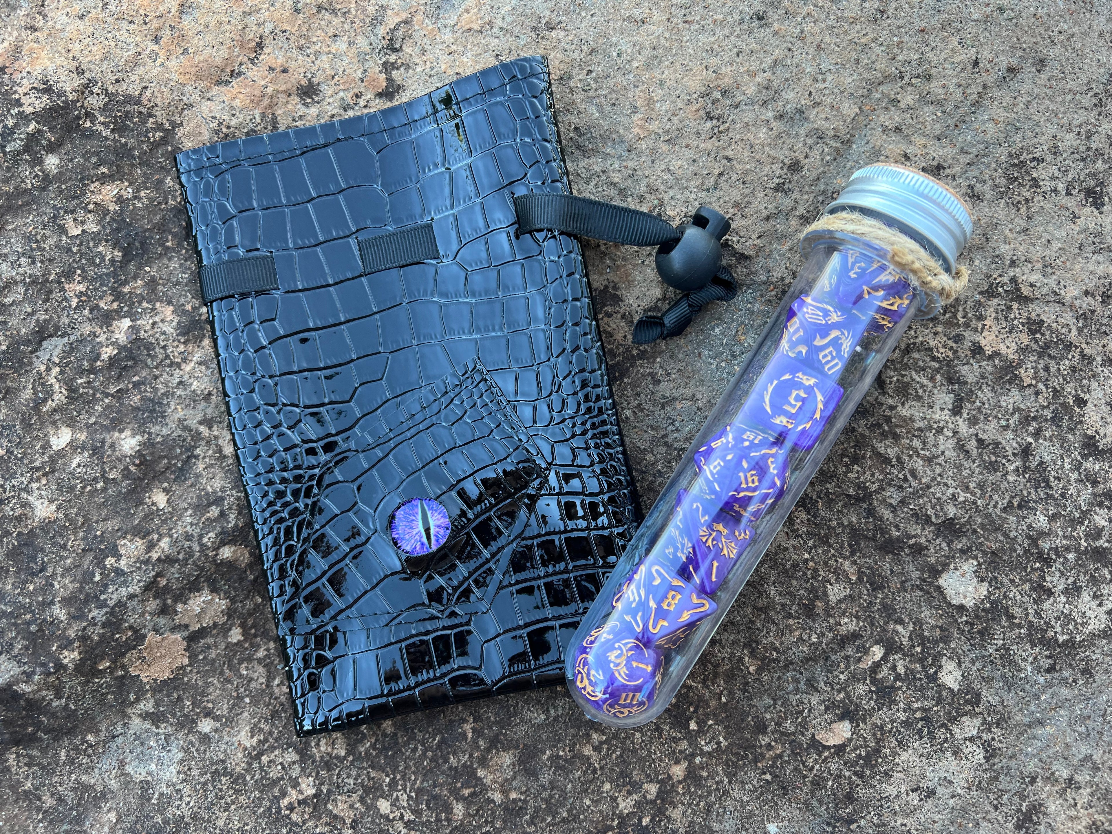 Purple Dragon DnD Dice Bag