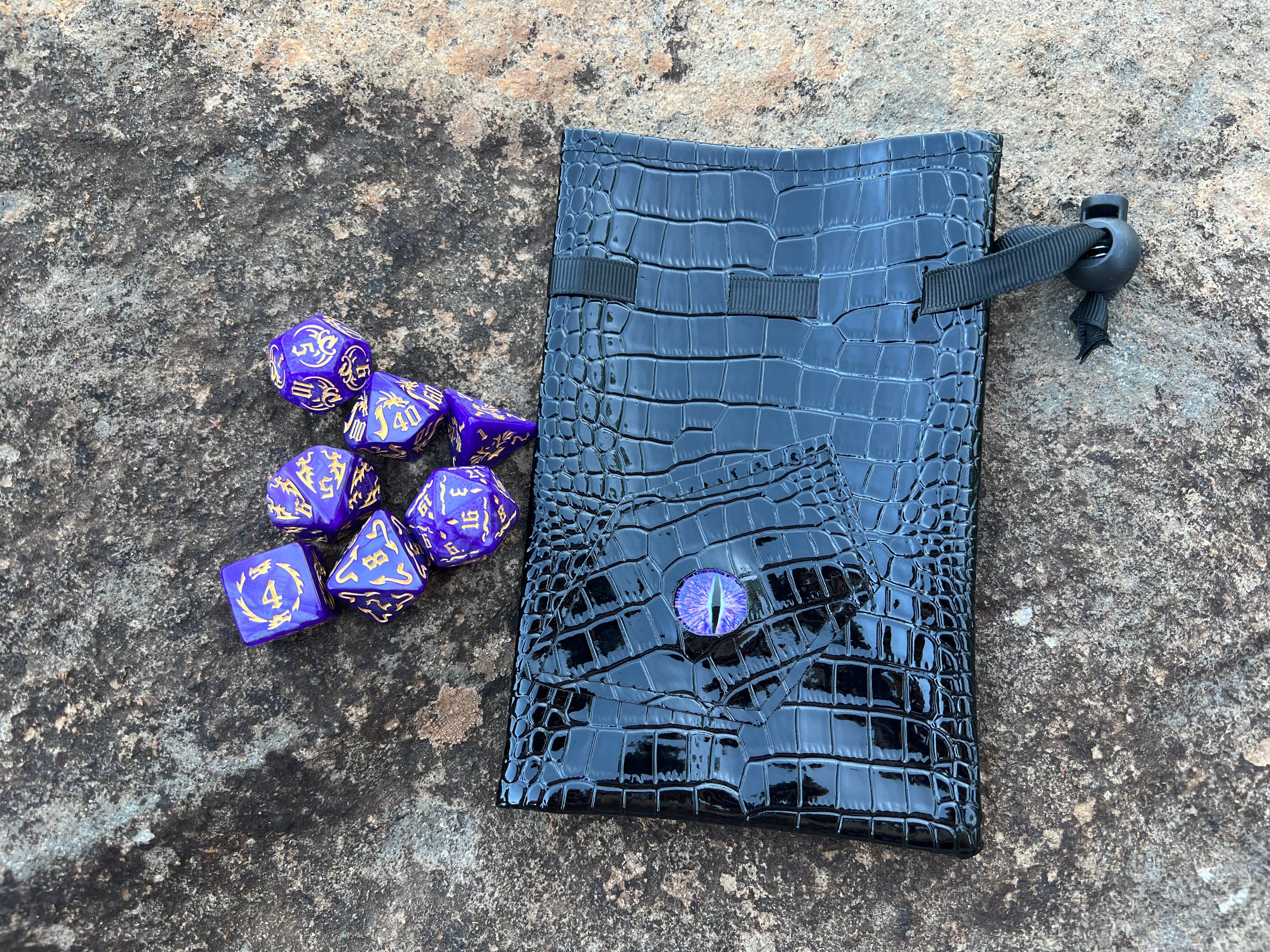 Purple Dragon DnD Dice Bag