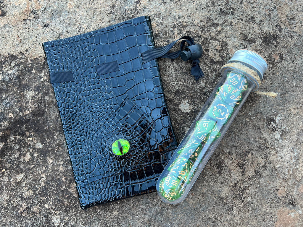 Green Dragon DnD Dice Bag