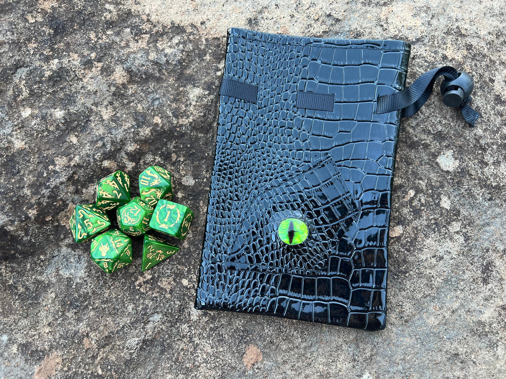 Green Dragon DnD Dice Bag