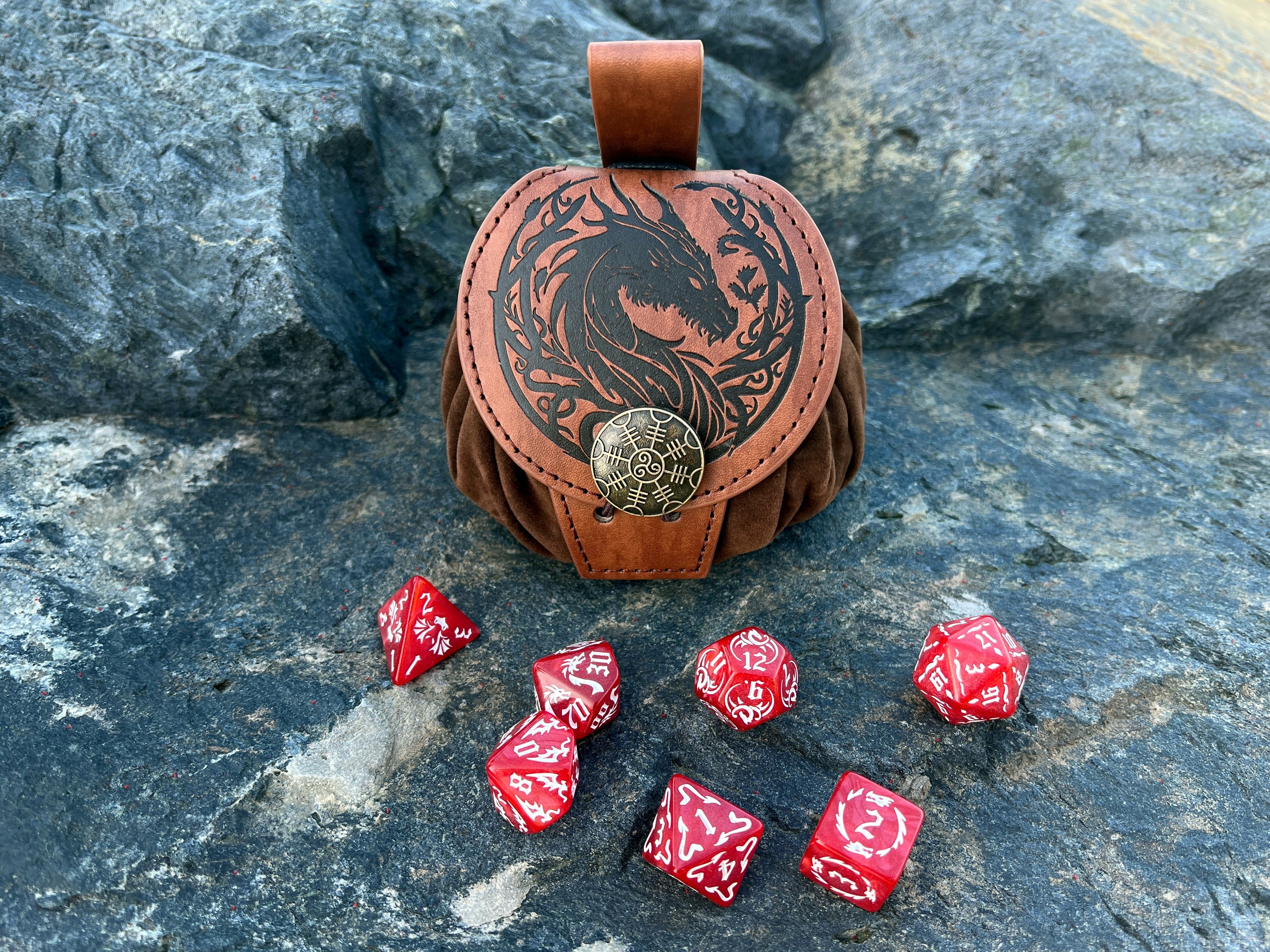 Dragon Legend Pouch DnD Dice Bag