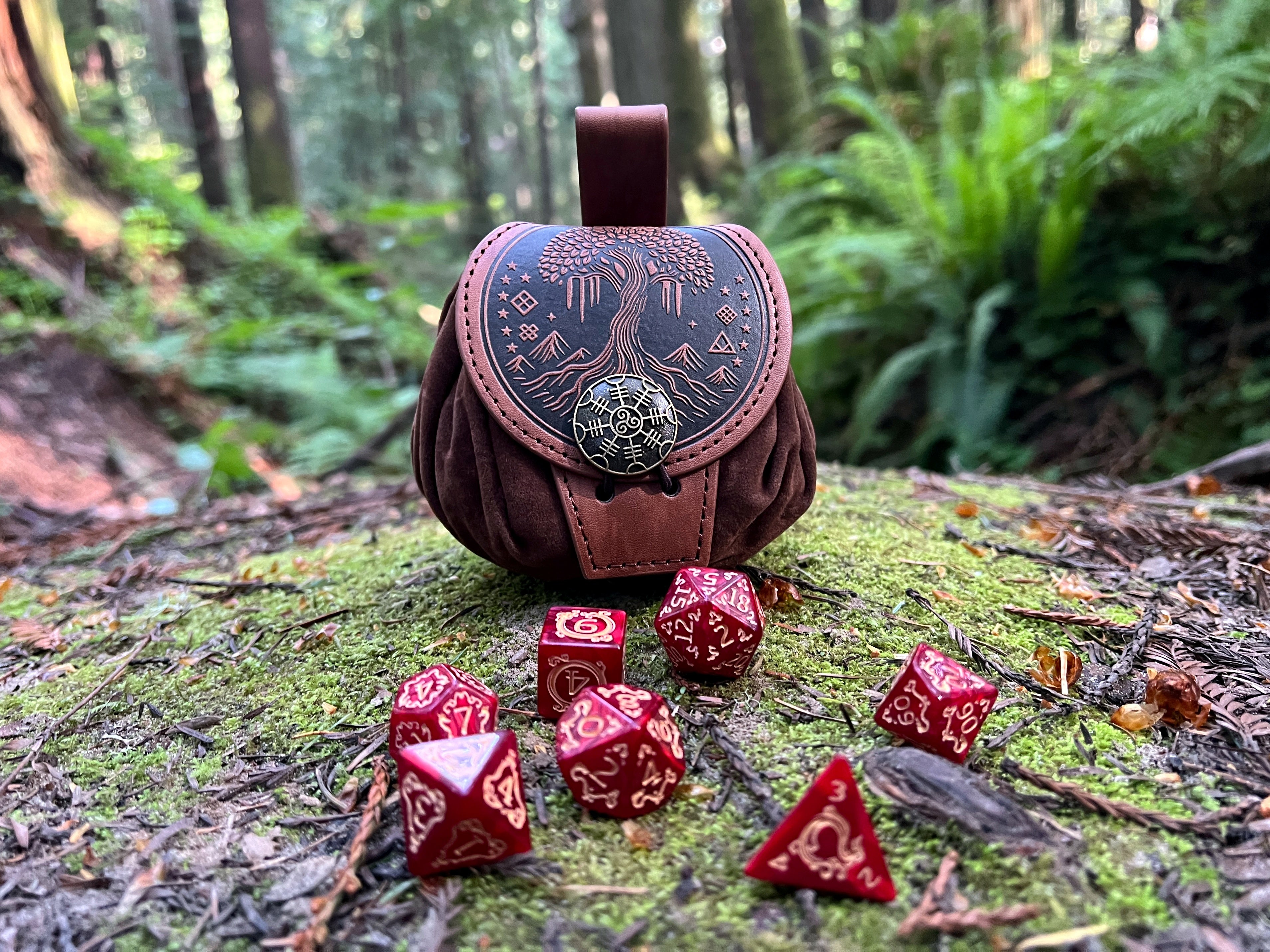 Elder Tree Pouch DnD Dice Bag