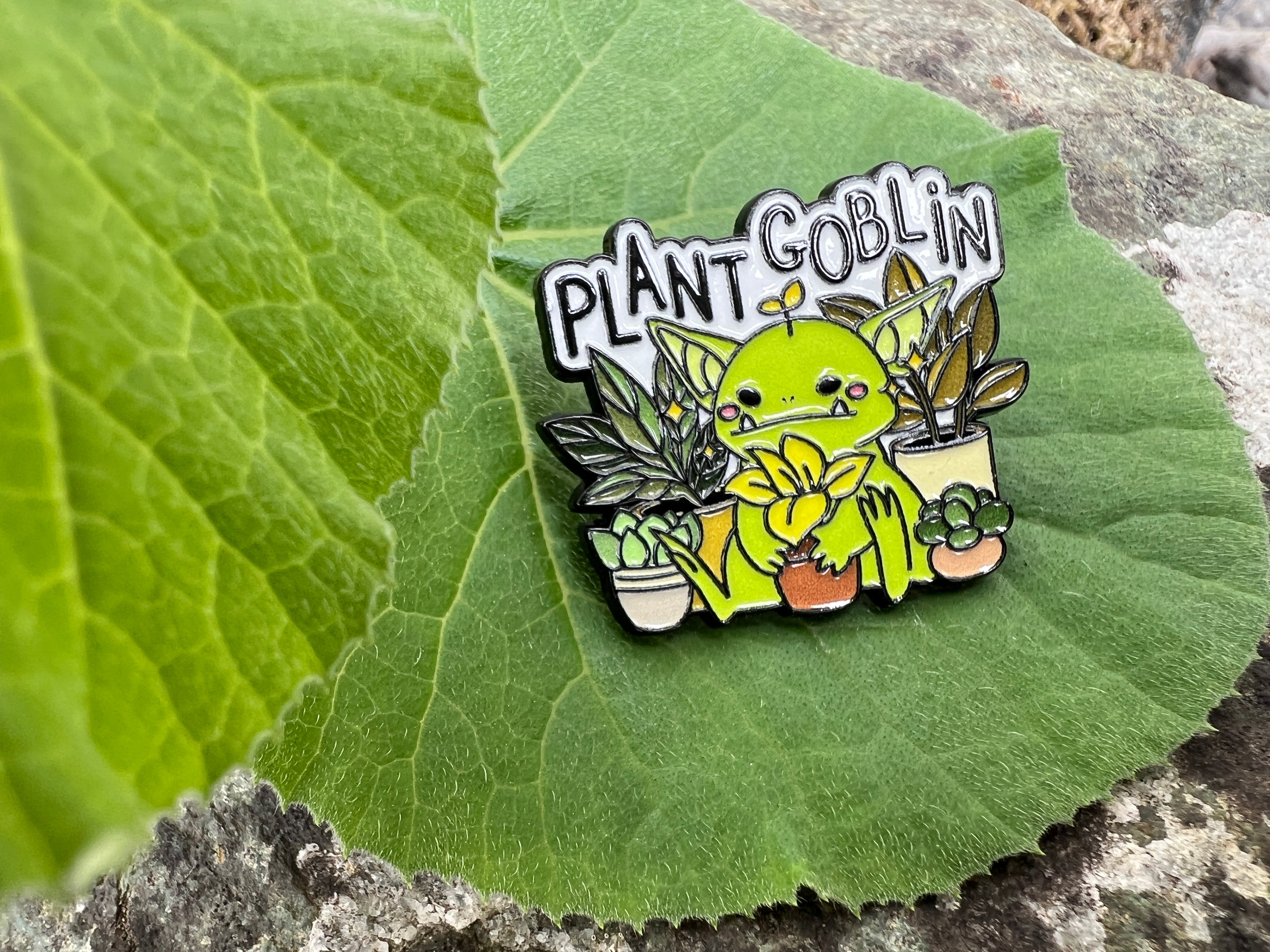 Plant Goblin DnD Enamel Pin