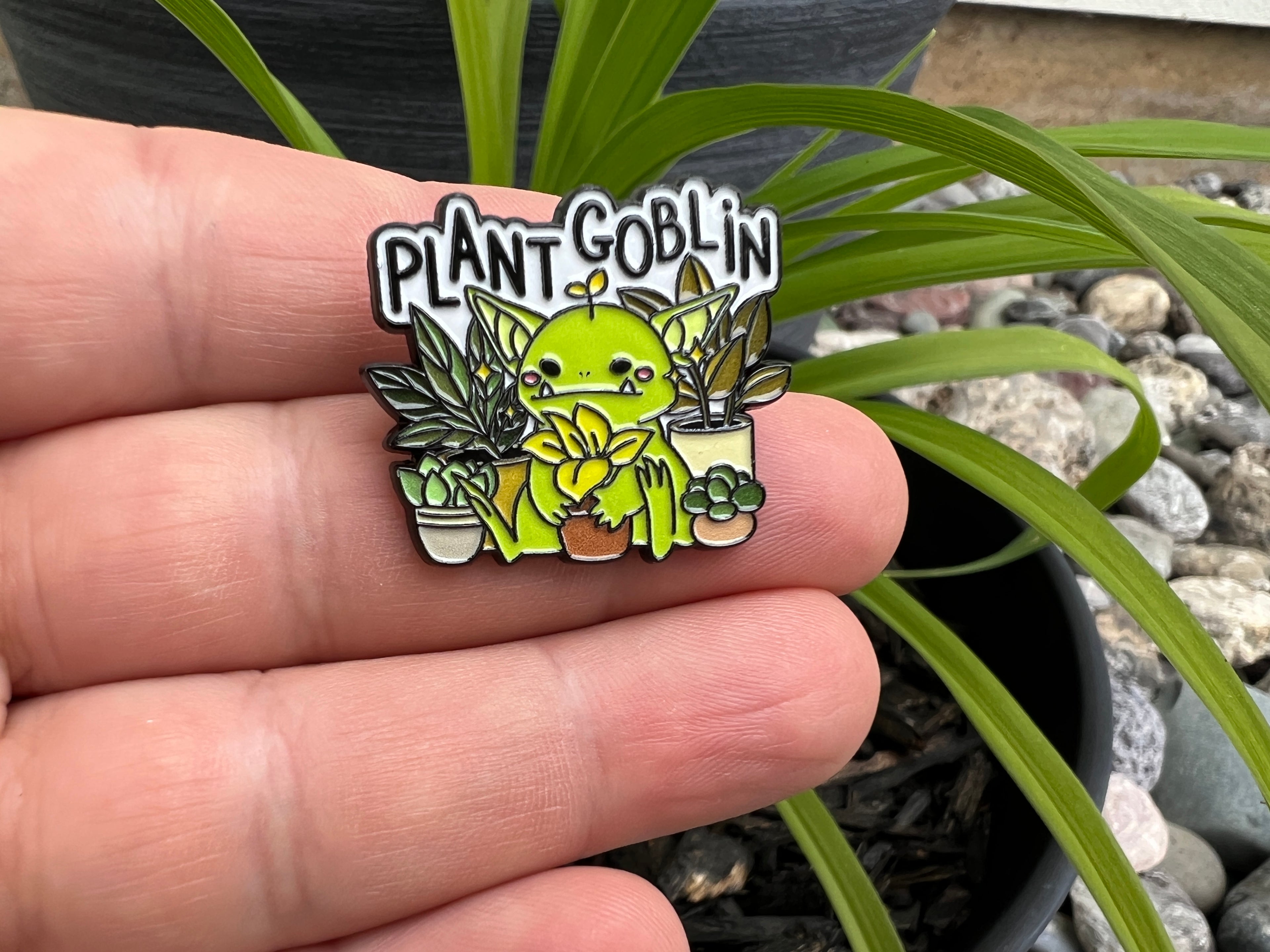 Plant Goblin DnD Enamel Pin