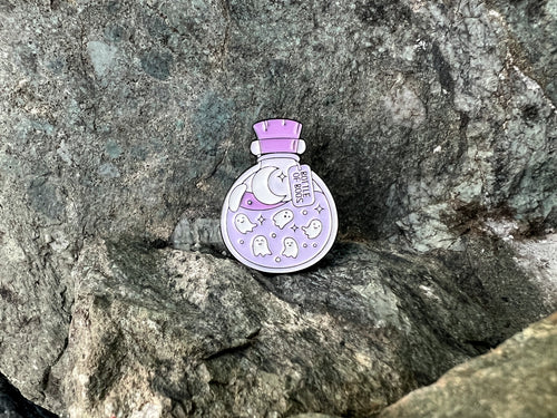 Bottle of Boos Ghost Potion DnD Enamel Pin