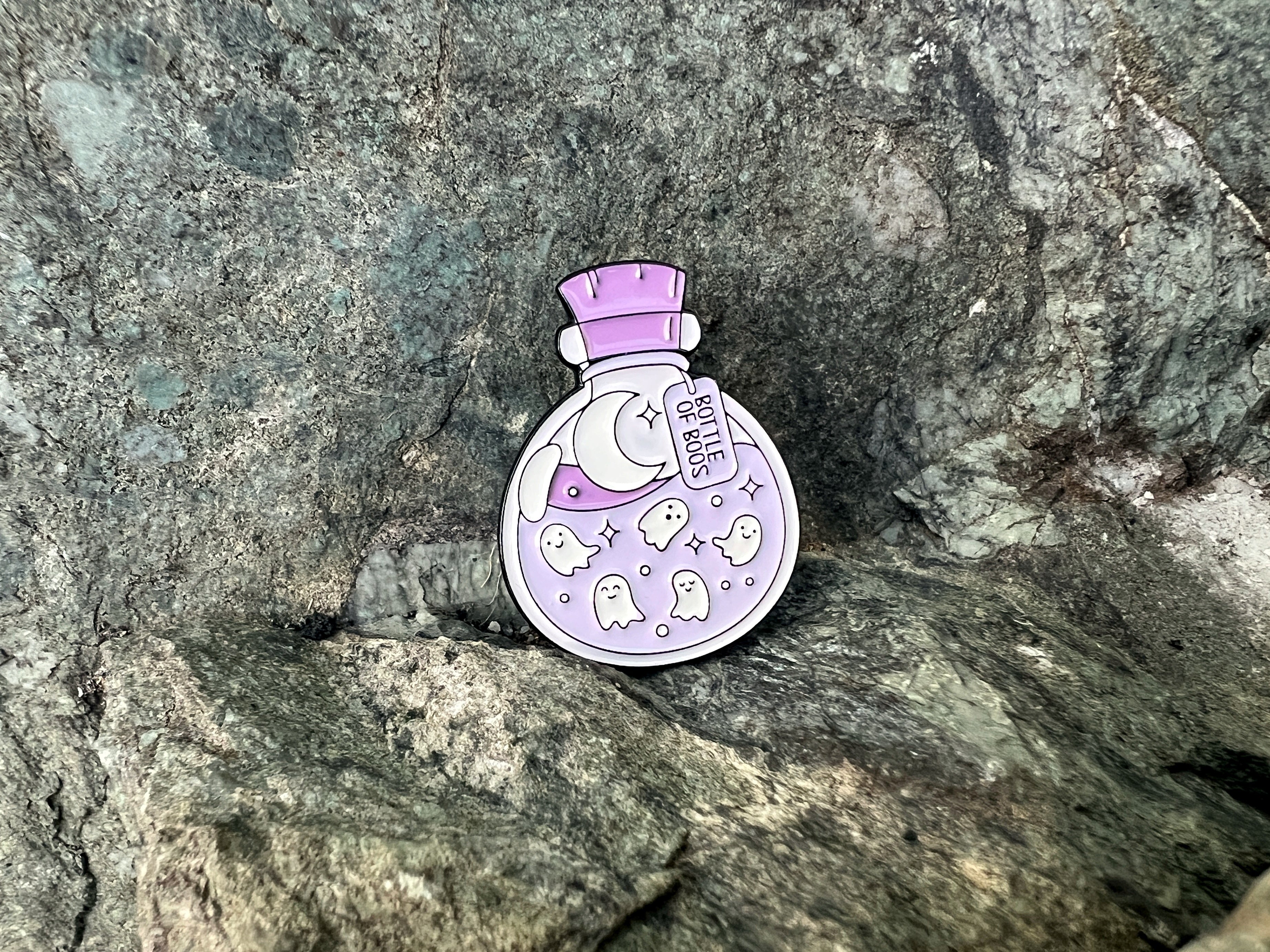 Bottle of Boos Ghost Potion DnD Enamel Pin