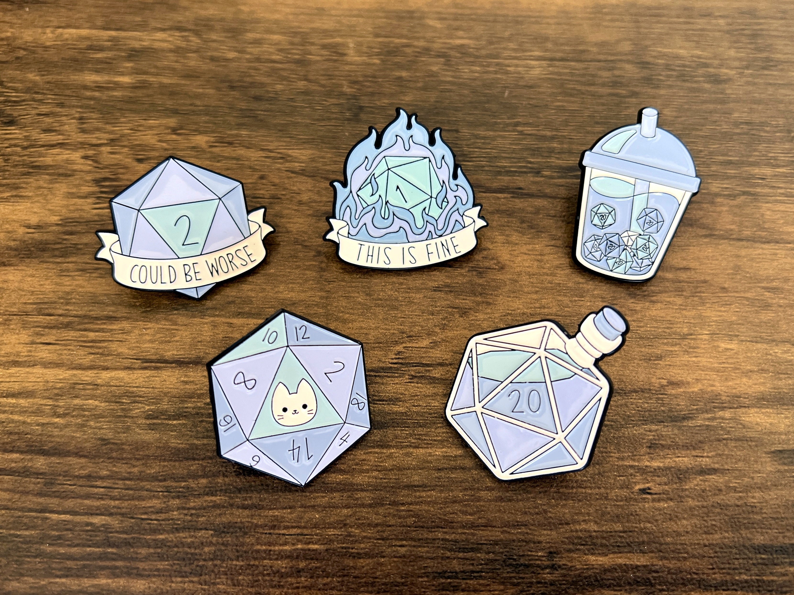 DnD Enamel Pins