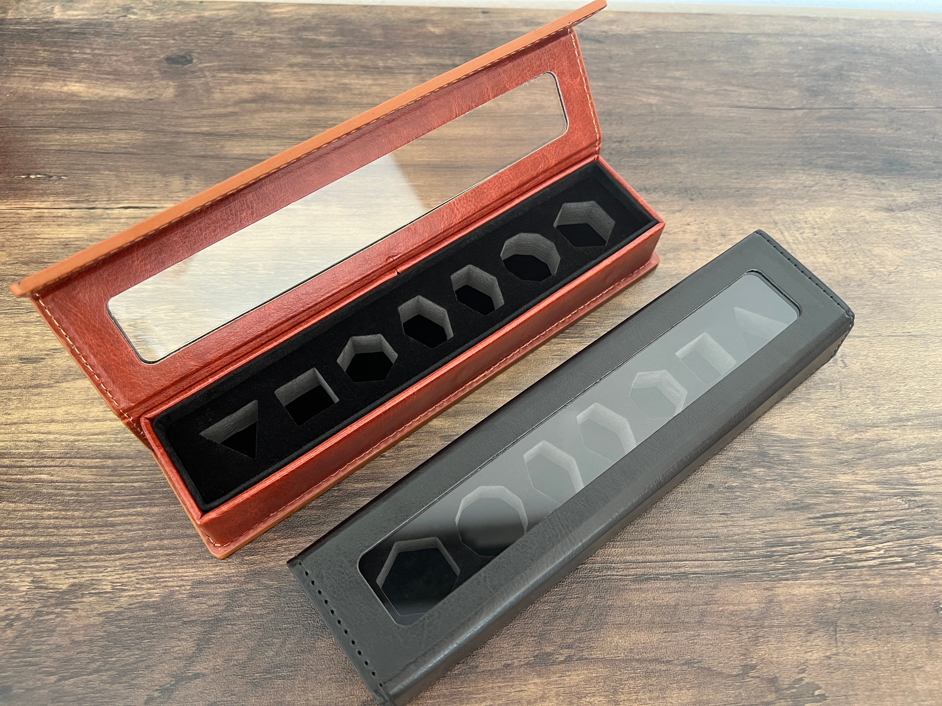 Leather Dice Display Box