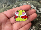 Mushroom Frog King DnD Enamel Pin