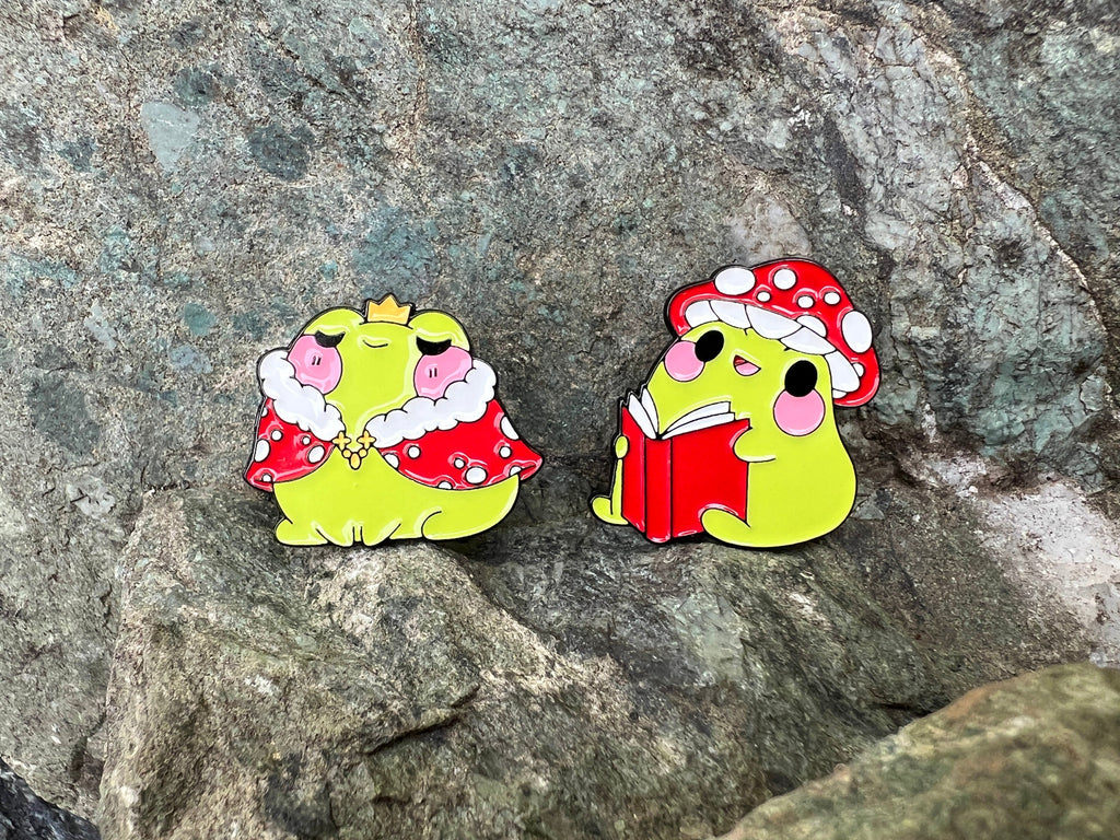 Toadstool Tales DnD Enamel Pins