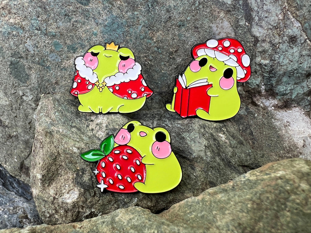 Toadstool Tales DnD Enamel Pins