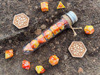DnD 7 Polyhedral Dice Set in Potion Flask "Spellbook" Collection