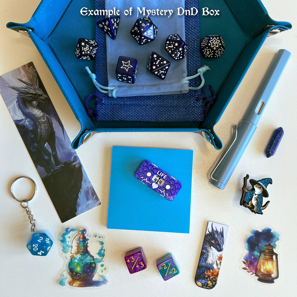 Mystery DnD Bundle Box, 15 Surprise Items Inside