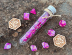 DnD 7 Polyhedral Dice Set in Potion Flask "Mystic Japan" Collection