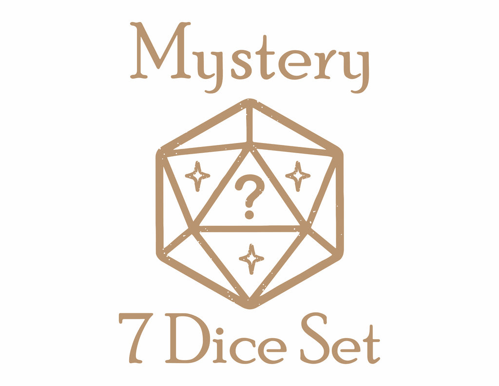 Mystery DnD 7 Polyhedral Dice Set
